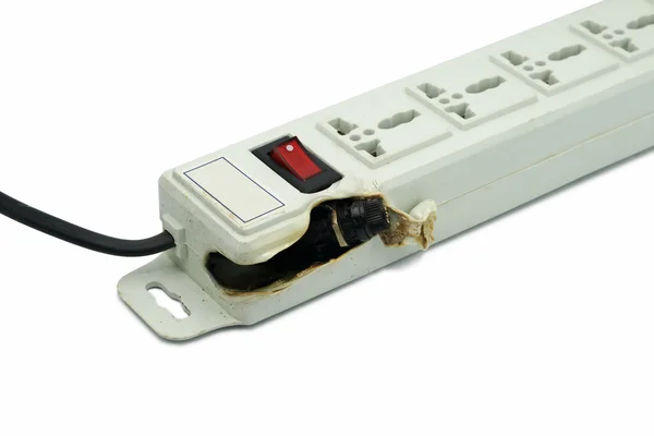 Meltdown and Burn Power Bar Plug — Stock Photo, Image