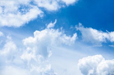 Chiangmai Tayland at mavi gökyüzünde güzel rainclouds