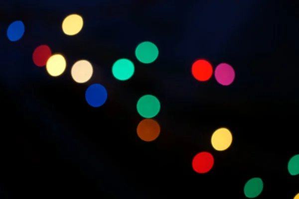 Blur luces de Navidad de colores fondo bokeh — Foto de Stock