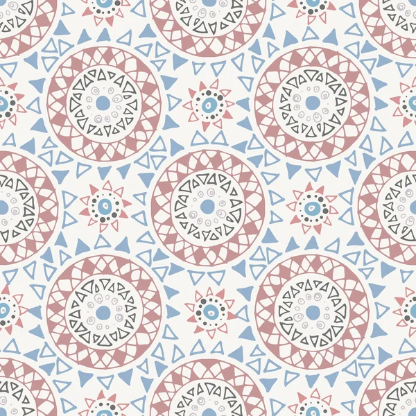 Motif boho sans couture décoratif . — Image vectorielle