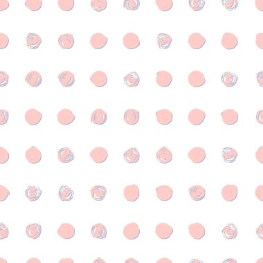 Noktasız polka deseni.