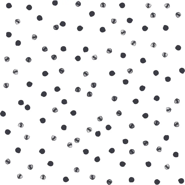 Seamless polka dot pattern. — Stock Vector