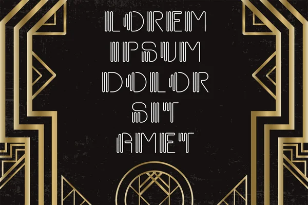 Altın soyut geometrik arka plan