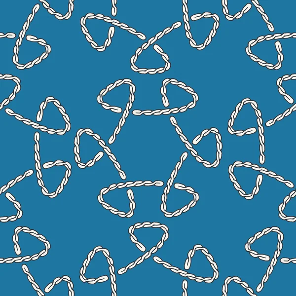 Seamless nautical rope knot pattern Stock Vector Image by ©ivanskaia