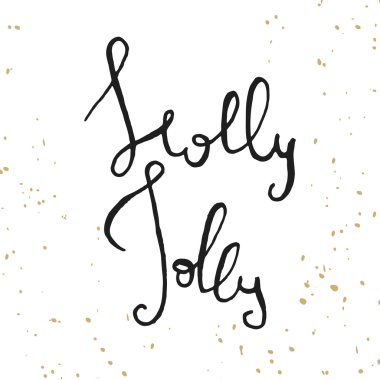 Dekoratif Noel yazı.