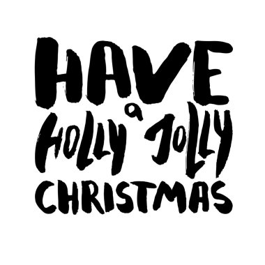 Dekoratif Xmas yazı