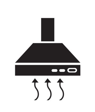 Mutfak hood simgesi simgesi