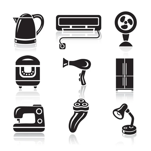 Aparelho doméstico conjunto de ícones —  Vetores de Stock