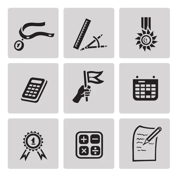 Conjunto de iconos de educación. — Vector de stock