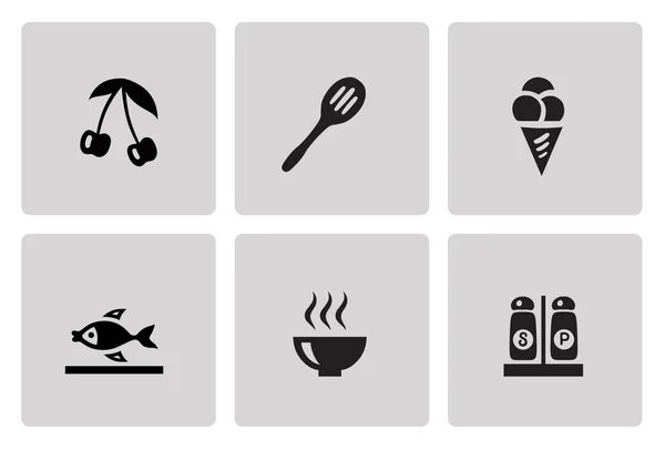 Koken en keuken pictogrammen — Stockvector