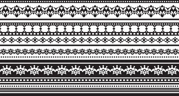 Ethnische Jacquard-Verzierung — Stockvektor