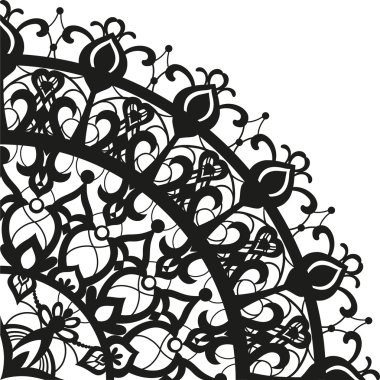 Dörtgen Bölümlü süsleme etnik tarzda