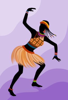 Afrika etnik dans