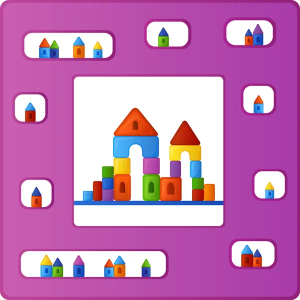 Kit de construction pour enfants — Image vectorielle