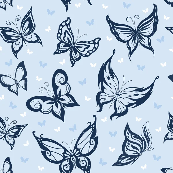 Abstrat decorative butterflies — Stock Vector