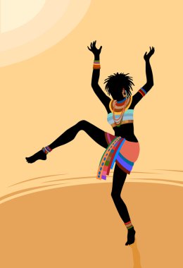 Afrika etnik dans