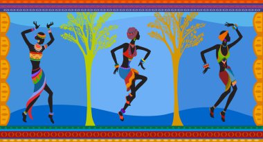 Free dance exotic girls clipart