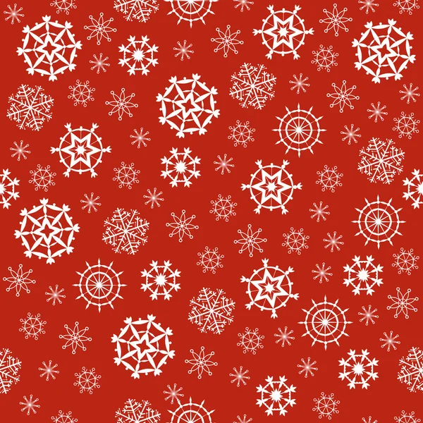 Fondos con nieve de Navidad . — Vector de stock