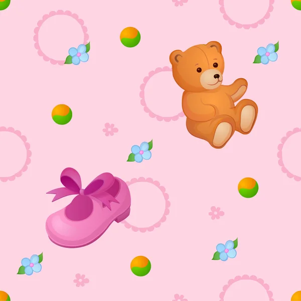 Jouets pour le petit bébé — Image vectorielle