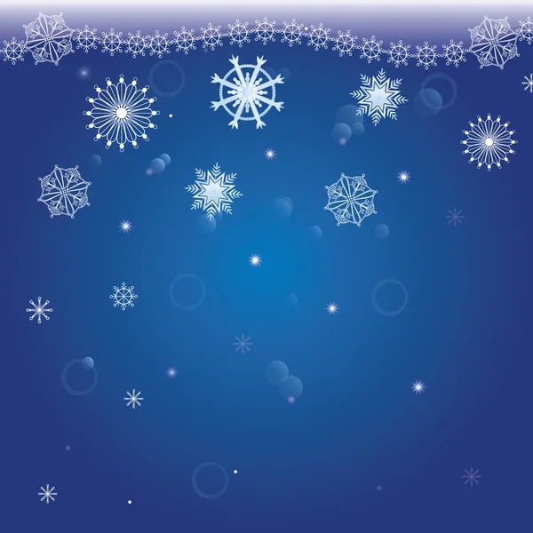 Background with Christmas snow — Stock Vector