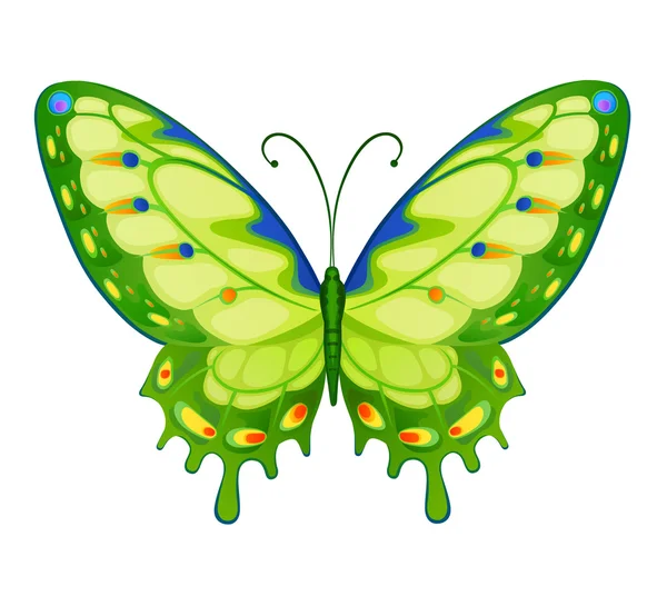 Πεταλούδα φωτεινή διακόσμηση — Διανυσματικό Αρχείο