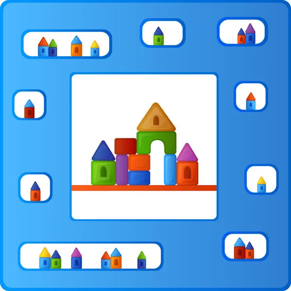 Kit de construction pour enfants — Image vectorielle