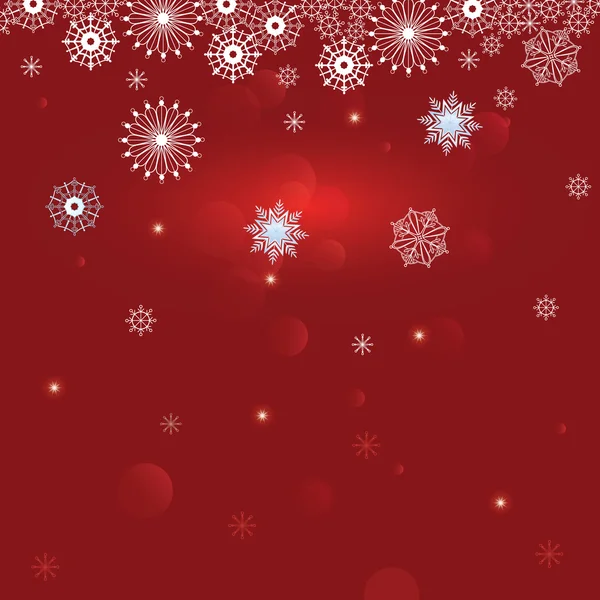 Background with Christmas snow — Stock Vector