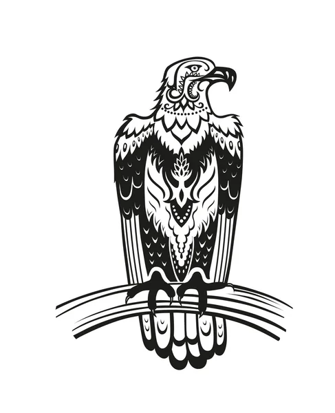 Eagle djur mönster — Stock vektor