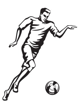 futbol oynayan adam