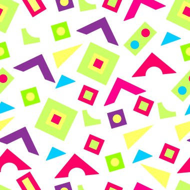 desen parlak geometrik şekiller