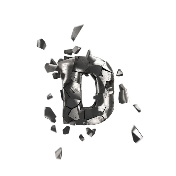 Paramparça demir harf D