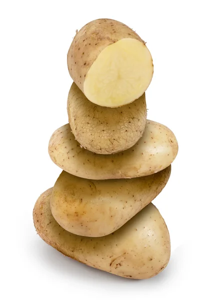 Saubere rohe Kartoffeln — Stockfoto