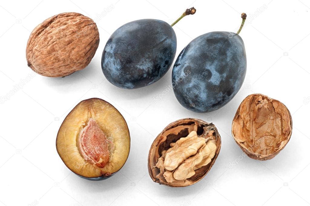 plums & walnuts