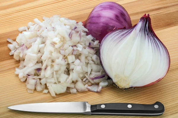 Chopped onion — Stock Photo, Image