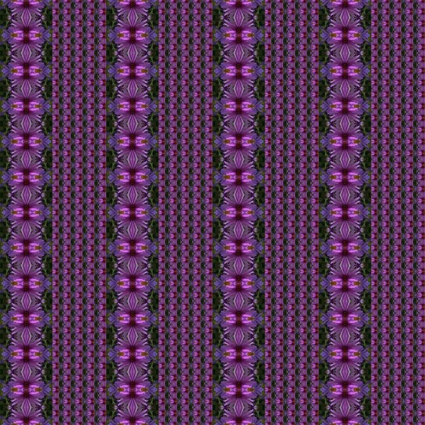 Purple Lilac Abstract Ornamental Texture Illustration Vertical Linear Pattern Flowers — Stock Photo, Image