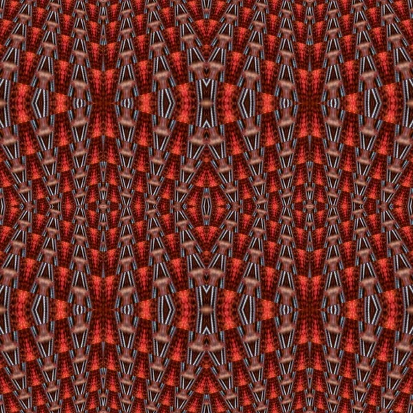 Abstrakcyjny Pomarańczowy Czerwony Klepsydra Liniowy Rolka Kształt Kolumny Boho Stylu — Zdjęcie stockowe