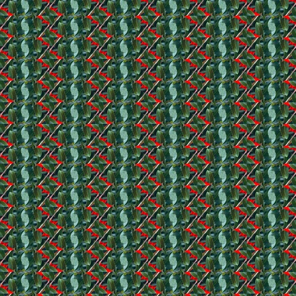 Grille Diagonale Décorative Rouge Vert Clair Treillis Éléments Linéaires Verticaux — Photo