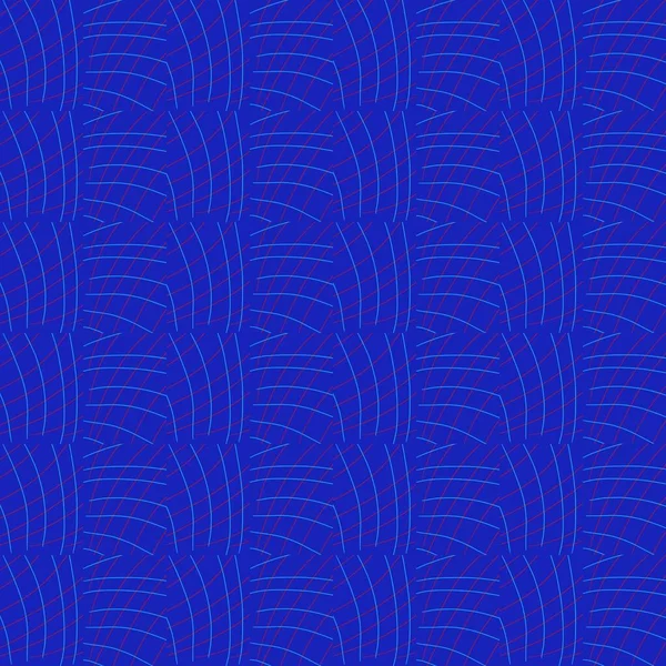 Illustrierte Blaue Und Rote Linien Hintergrund Mit Hellblauen Abstrakten Ornamentalen — Stockfoto