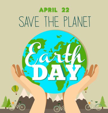 Dünya günü kartı