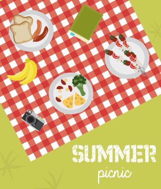 Yaz piknik kartı