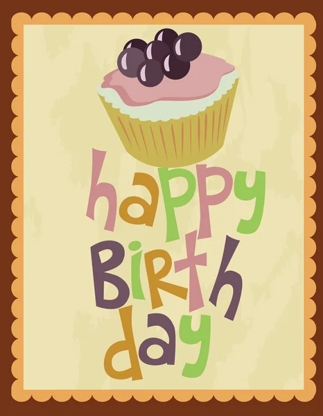 Happy Birthday card — Stock Vector