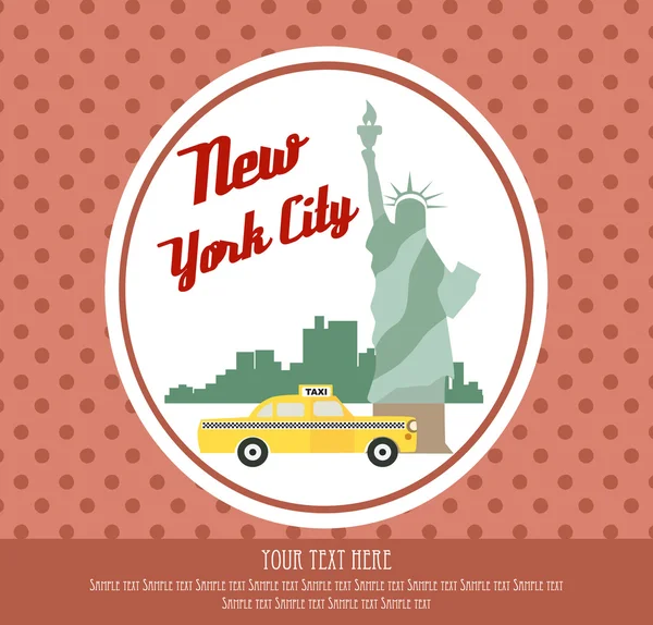 Ciudad de Nueva York — Vector de stock