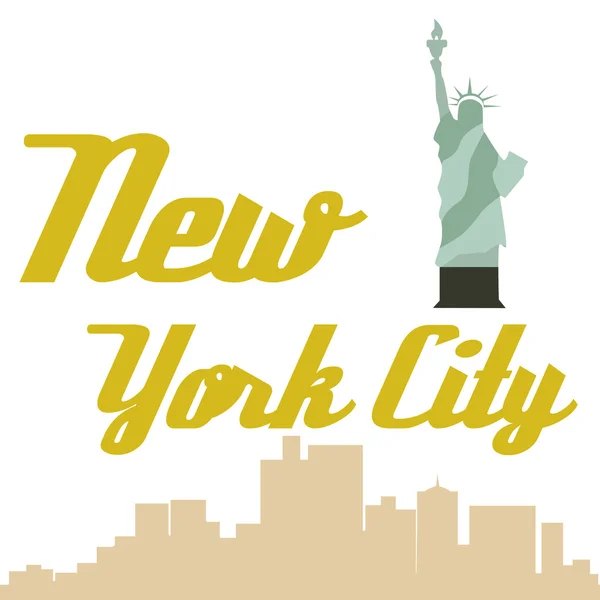 Ciudad de Nueva York — Vector de stock