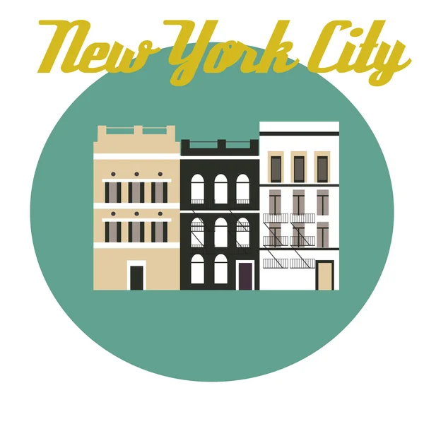 New York Şehri — Stok Vektör