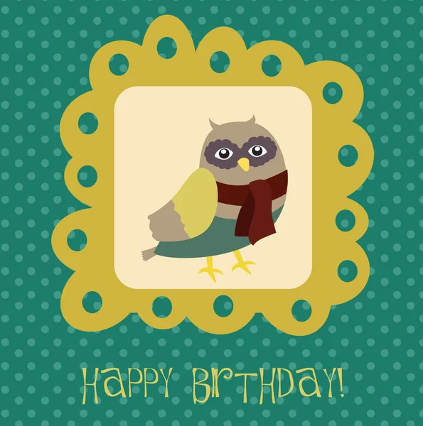 Happy Birthday card — Stock Vector