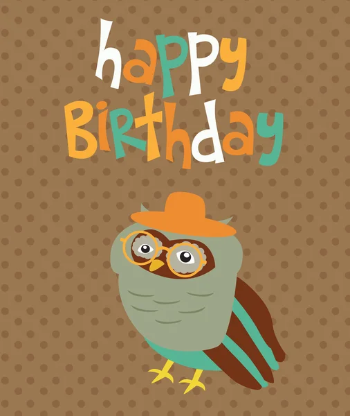 Happy Birthday card — Stock Vector