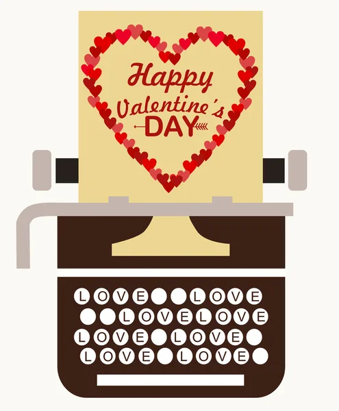 Happy Valentines day — Stock Vector