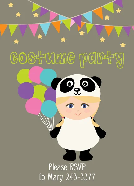 Costume party — Stock Vector