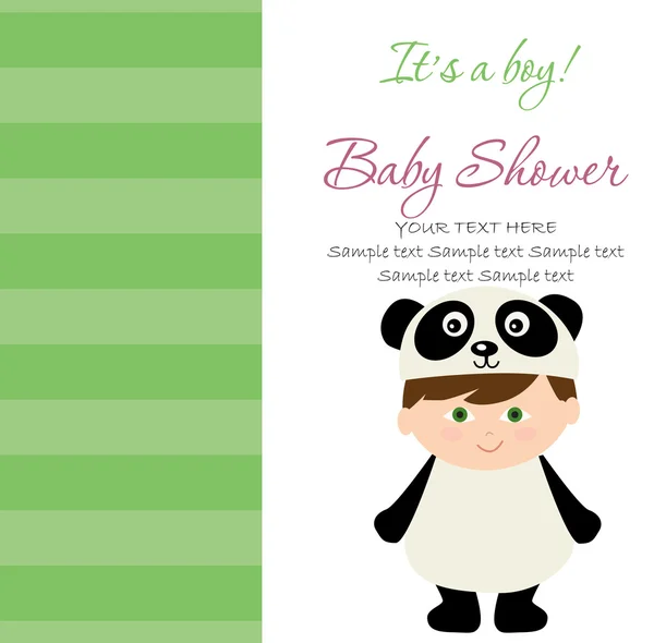 Baby Shower card — Stock Vector