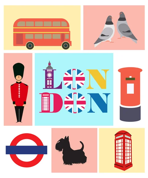 London set — Stock Vector